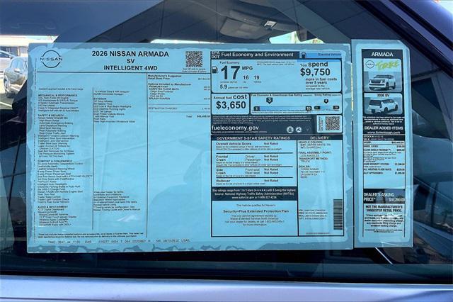 new 2026 Nissan Armada car, priced at $65,465