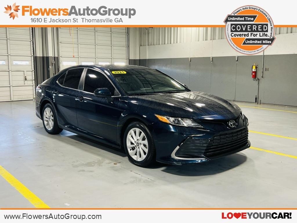 used 2021 Toyota Camry car, priced at $19,500