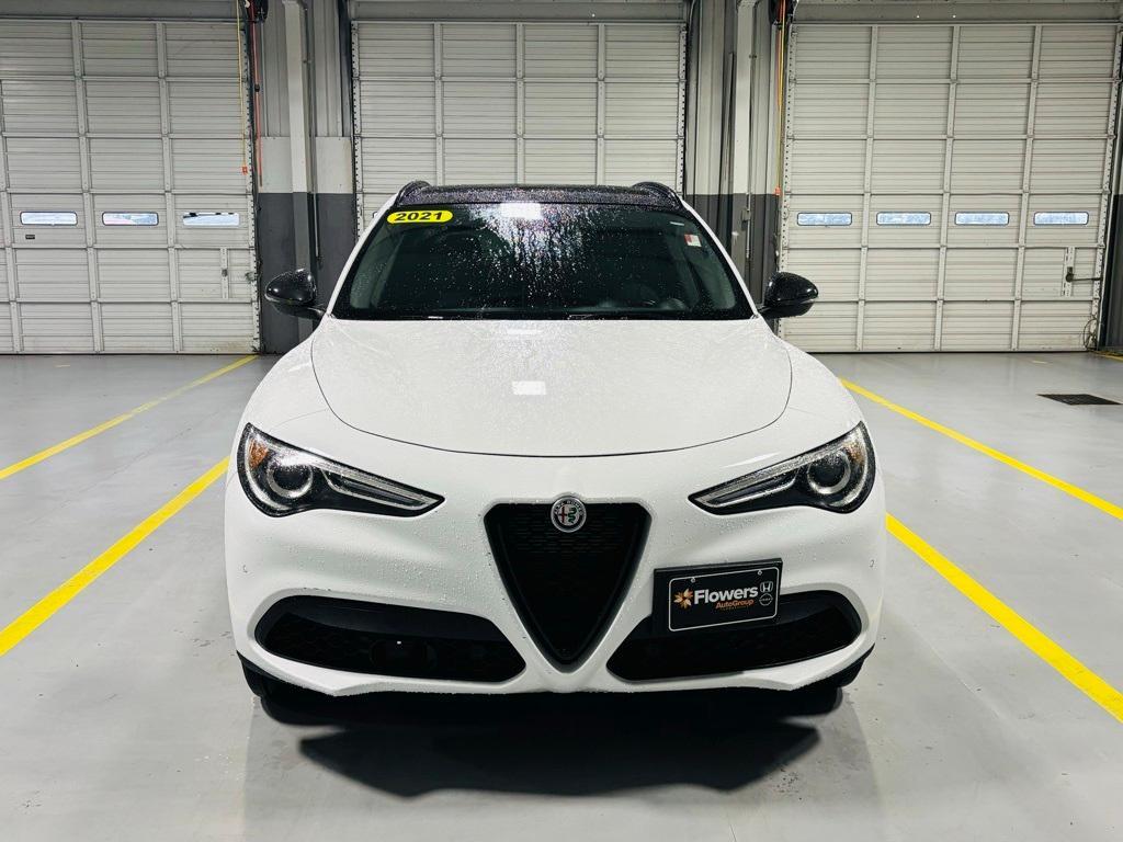 used 2021 Alfa Romeo Stelvio car, priced at $22,500