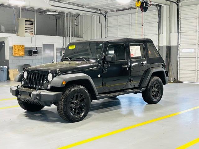 used 2018 Jeep Wrangler JK Unlimited car, priced at $22,000