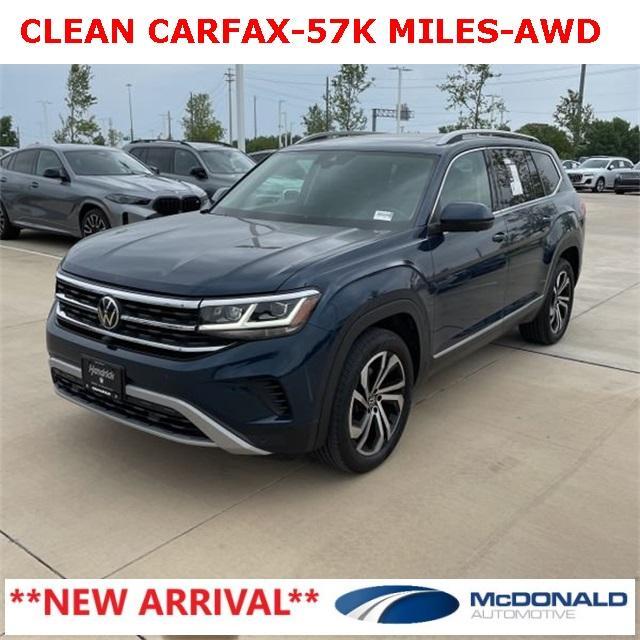 used 2021 Volkswagen Atlas car, priced at $31,550