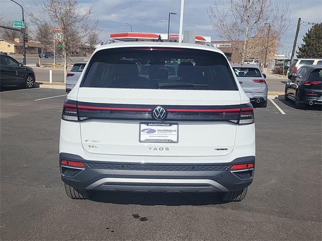 new 2025 Volkswagen Taos car, priced at $36,716