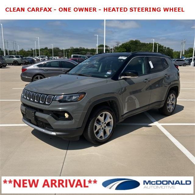 used 2022 Jeep Compass car, priced at $25,892