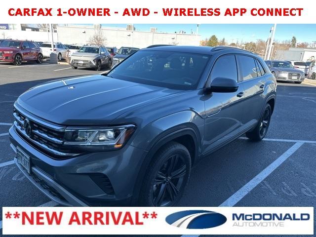 used 2021 Volkswagen Atlas Cross Sport car, priced at $26,570