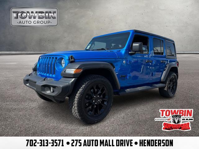 used 2021 Jeep Wrangler Unlimited car, priced at $32,888