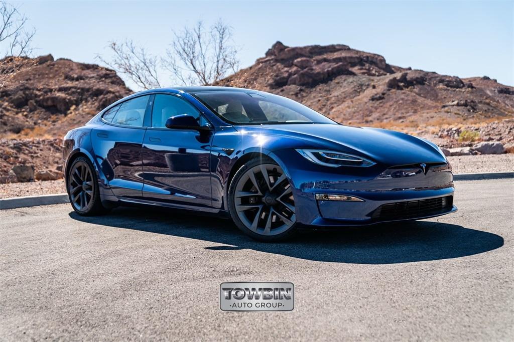 used 2021 Tesla Model S car, priced at $56,999