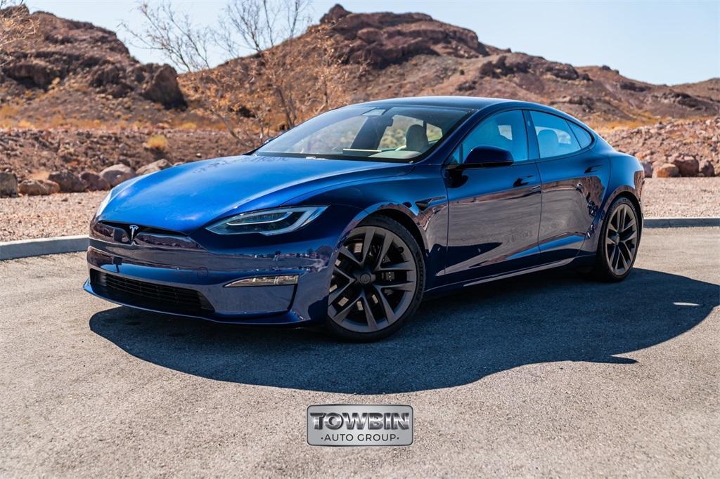 used 2021 Tesla Model S car, priced at $56,999