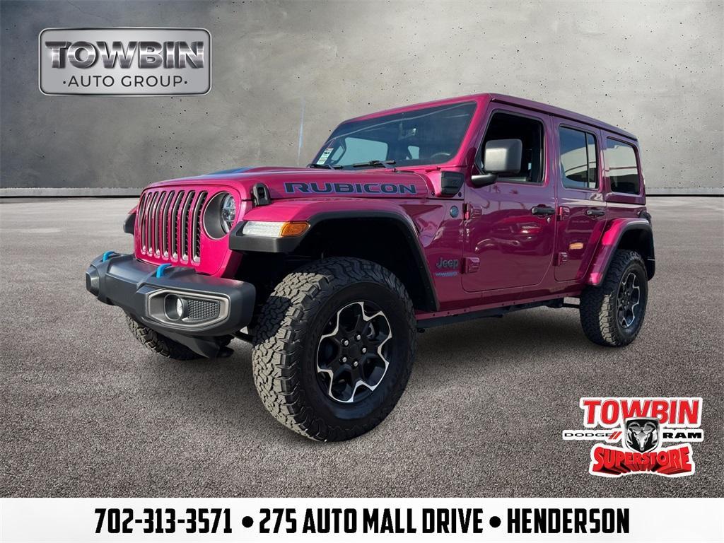 used 2021 Jeep Wrangler Unlimited 4xe car, priced at $44,999