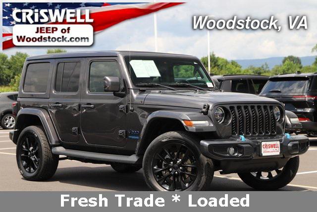 used 2021 Jeep Wrangler Unlimited 4xe car, priced at $32,615