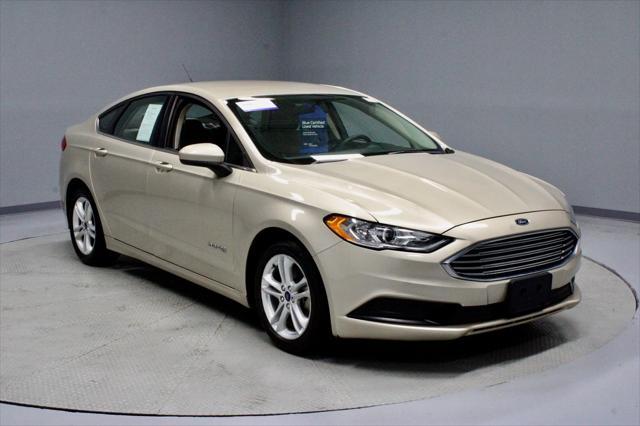 used 2018 Ford Fusion Hybrid car, priced at $13,481