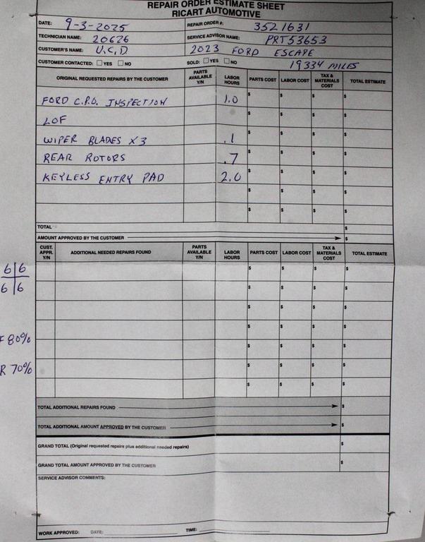 used 2023 Ford Escape car, priced at $22,201