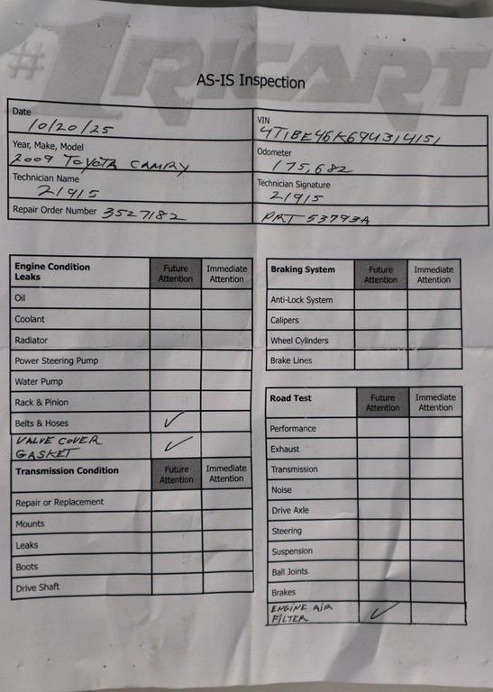 used 2009 Toyota Camry car, priced at $5,826