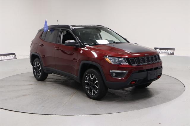 used 2021 Jeep Compass car, priced at $18,817