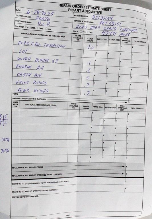 used 2023 Jeep Grand Cherokee car, priced at $24,499