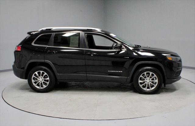 used 2021 Jeep Cherokee car, priced at $19,321
