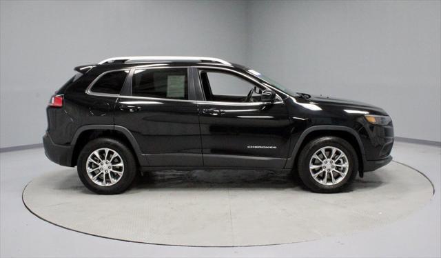 used 2021 Jeep Cherokee car, priced at $19,321