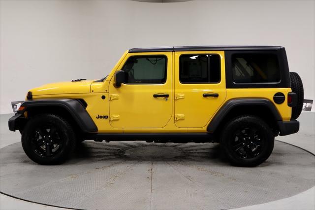 used 2021 Jeep Wrangler Unlimited car, priced at $28,055