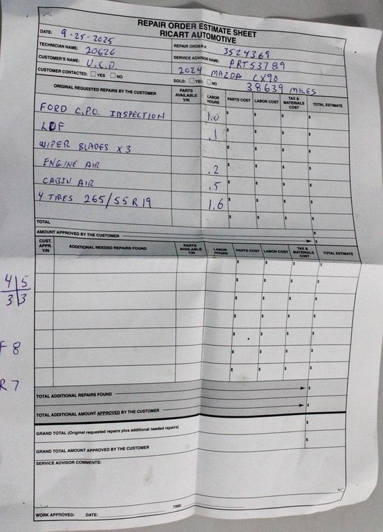 used 2024 Mazda CX-90 car, priced at $27,241