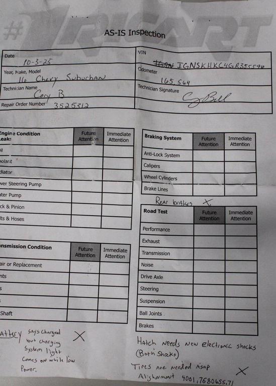 used 2016 Chevrolet Suburban car, priced at $16,308