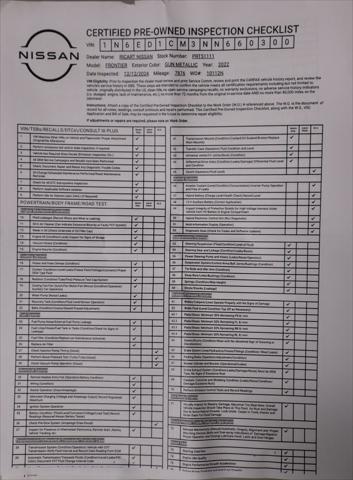 used 2022 Nissan Frontier car, priced at $28,323