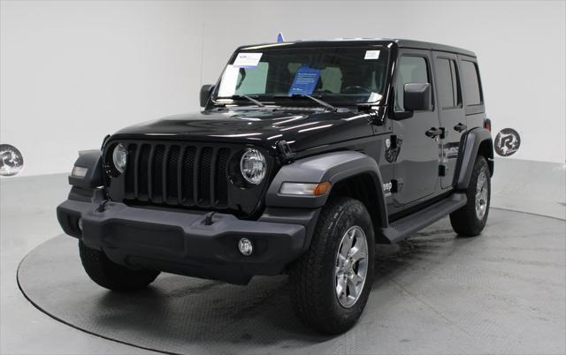 used 2020 Jeep Wrangler Unlimited car, priced at $32,446