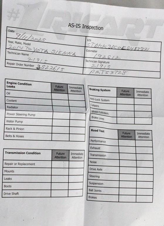 used 2014 Toyota Sienna car, priced at $8,226