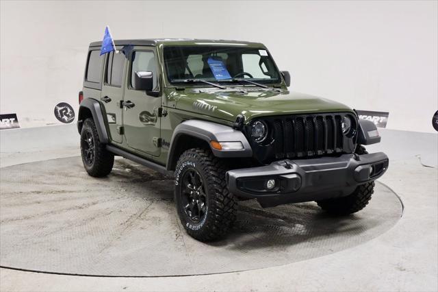 used 2023 Jeep Wrangler car, priced at $34,518