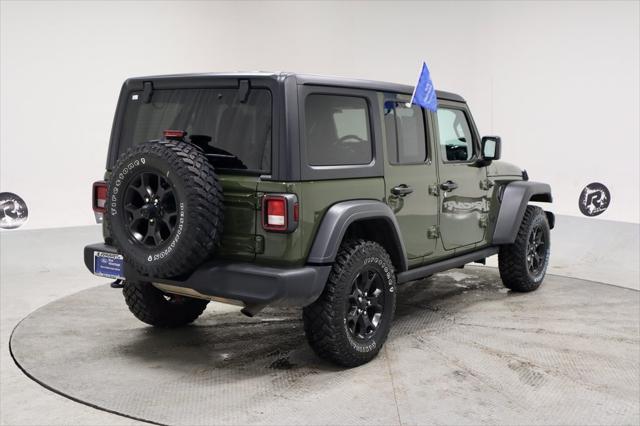 used 2023 Jeep Wrangler car, priced at $34,518