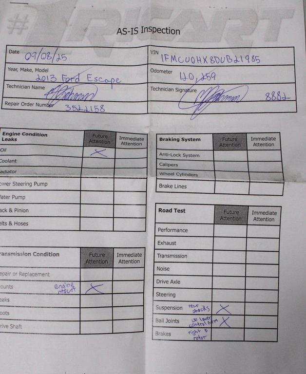 used 2013 Ford Escape car, priced at $6,969