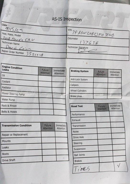 used 2018 Honda CR-V car, priced at $16,152