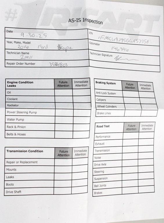 used 2016 Ford Escape car, priced at $7,919