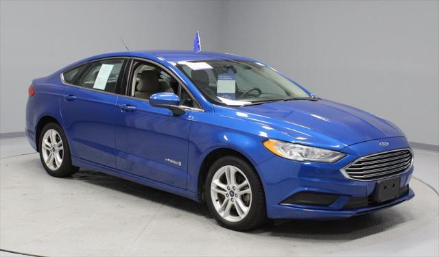 used 2018 Ford Fusion Hybrid car, priced at $15,075