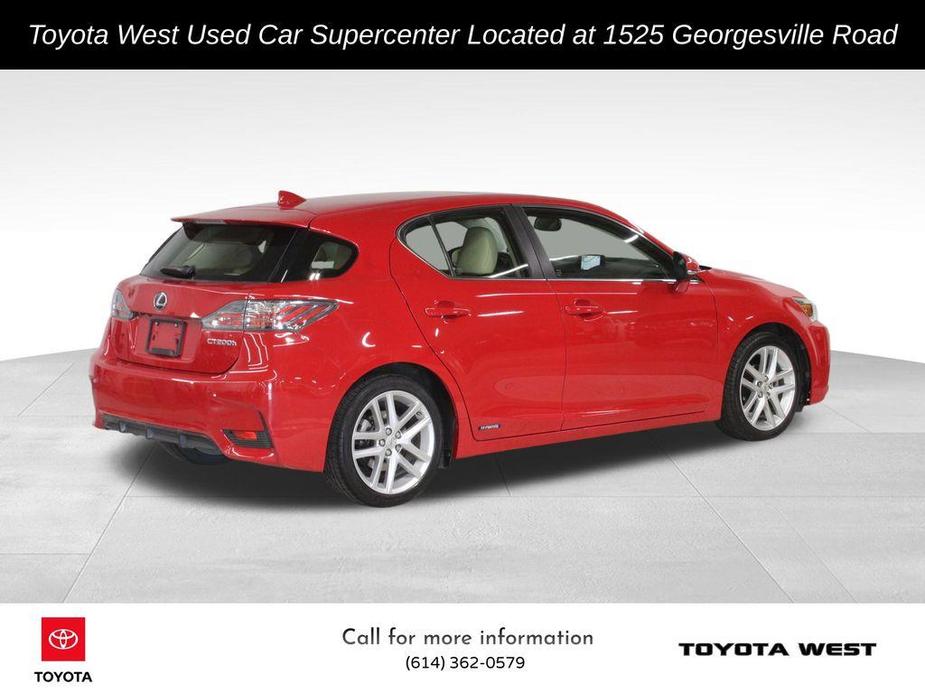 used 2015 Lexus CT 200h car, priced at $17,995