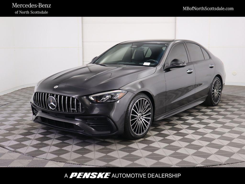 used 2022 Mercedes-Benz C-Class car, priced at $32,000