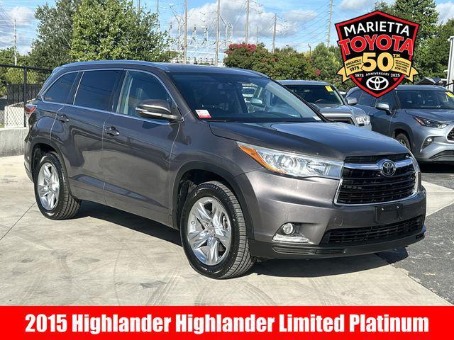 used 2015 Toyota Highlander car, priced at $19,386