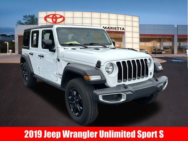 used 2019 Jeep Wrangler Unlimited car, priced at $28,897