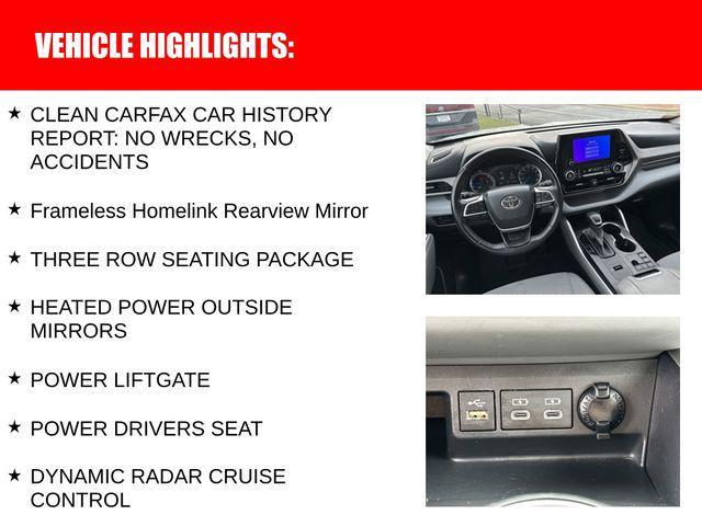 used 2023 Toyota Highlander Hybrid car, priced at $33,986