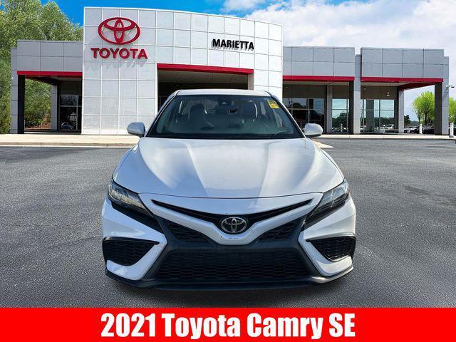 used 2021 Toyota Camry car, priced at $21,594