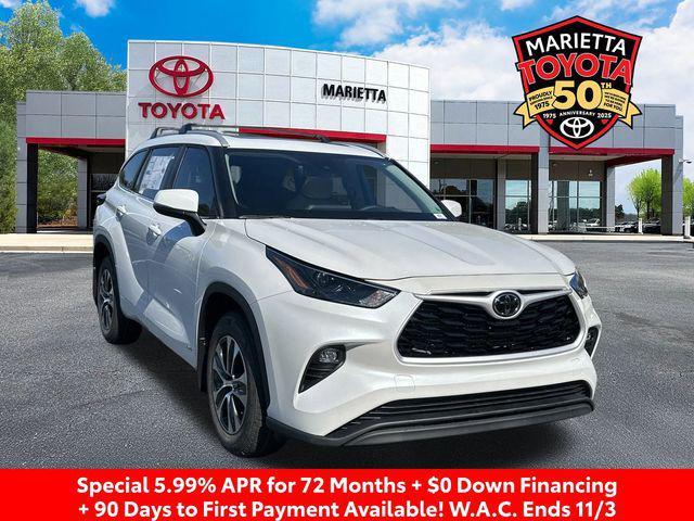 new 2025 Toyota Highlander Hybrid car, priced at $51,628