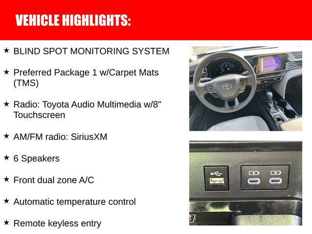 used 2025 Toyota Camry car, priced at $26,753