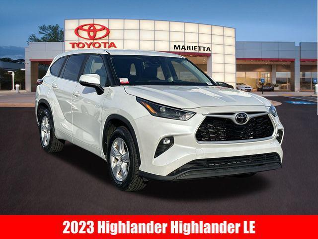 used 2023 Toyota Highlander car, priced at $34,636