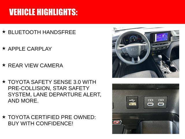 used 2025 Toyota Camry car, priced at $27,486