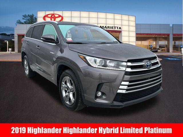 used 2019 Toyota Highlander Hybrid car, priced at $29,987