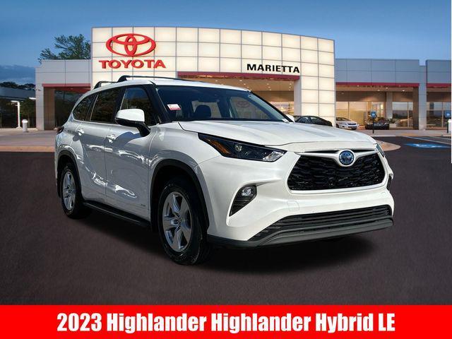 used 2023 Toyota Highlander Hybrid car, priced at $38,297