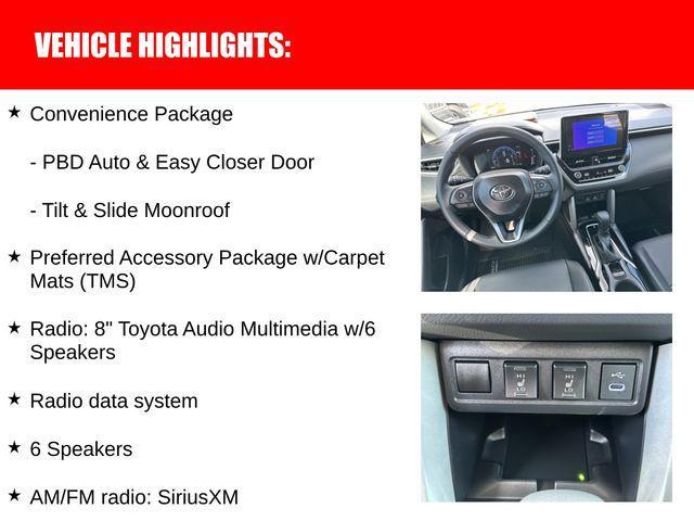 used 2025 Toyota Corolla Cross car, priced at $33,546