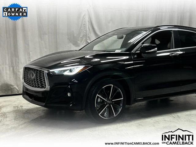 used 2023 INFINITI QX55 car, priced at $38,400