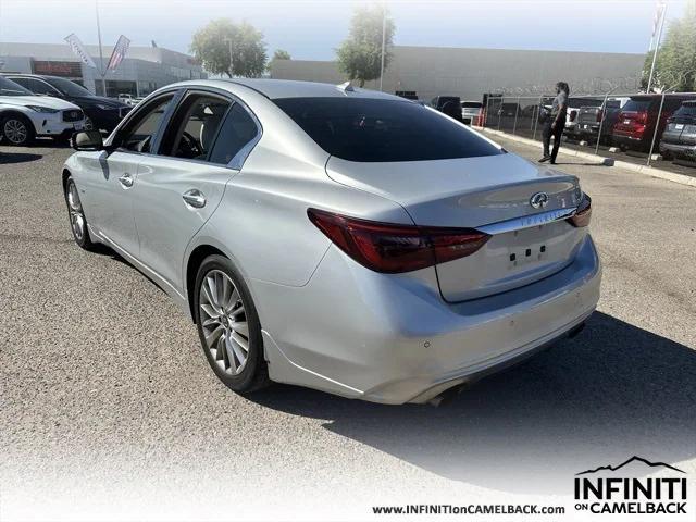 used 2018 INFINITI Q50 car, priced at $18,499