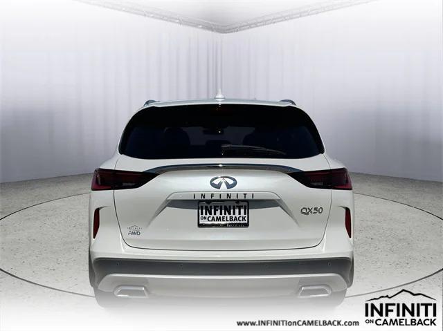 new 2025 INFINITI QX50 car, priced at $48,182