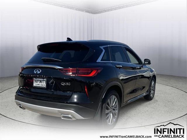 new 2025 INFINITI QX50 car, priced at $46,704