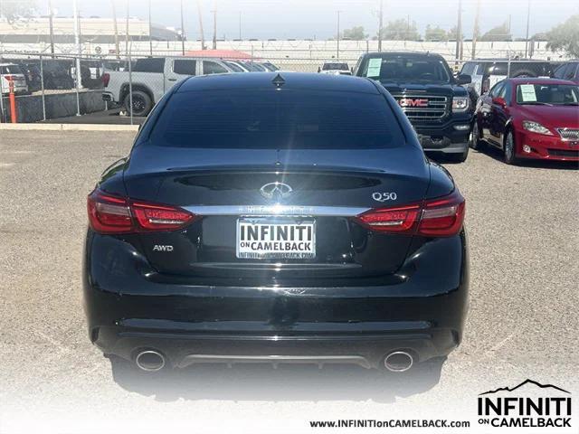 used 2018 INFINITI Q50 car, priced at $21,210
